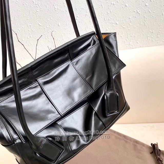 Bottega veneta高端女包 96009 寶緹嘉新款Arco48油蠟皮包 BV經典款小牛皮質中號手提包  gxz1228